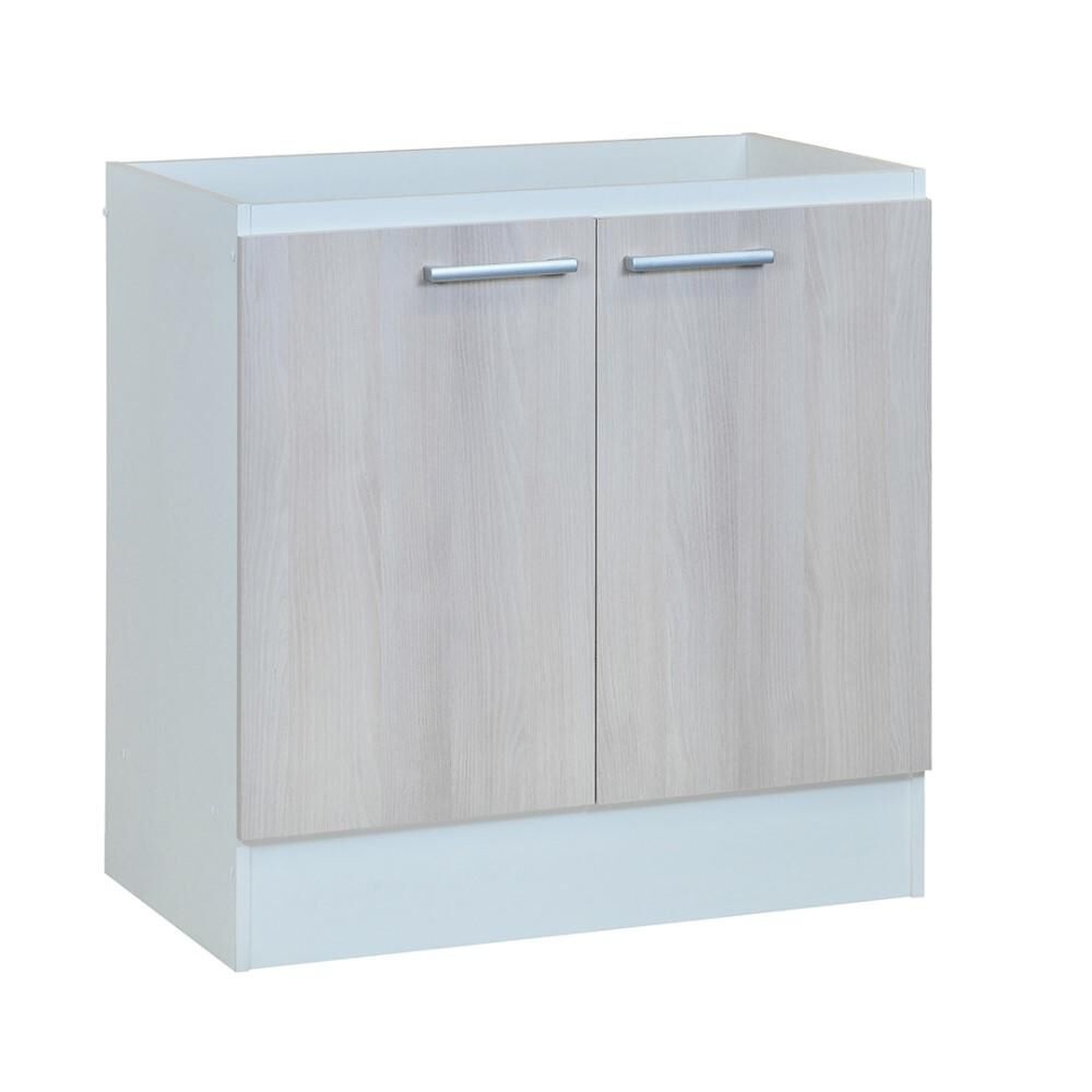 Mueble Cocina Base Lavaplatos 2 Puertas 80 Cm Base103m Acacia Mobikit image number 0.0